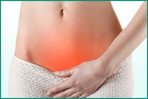 Inflammation of the bladder in women.